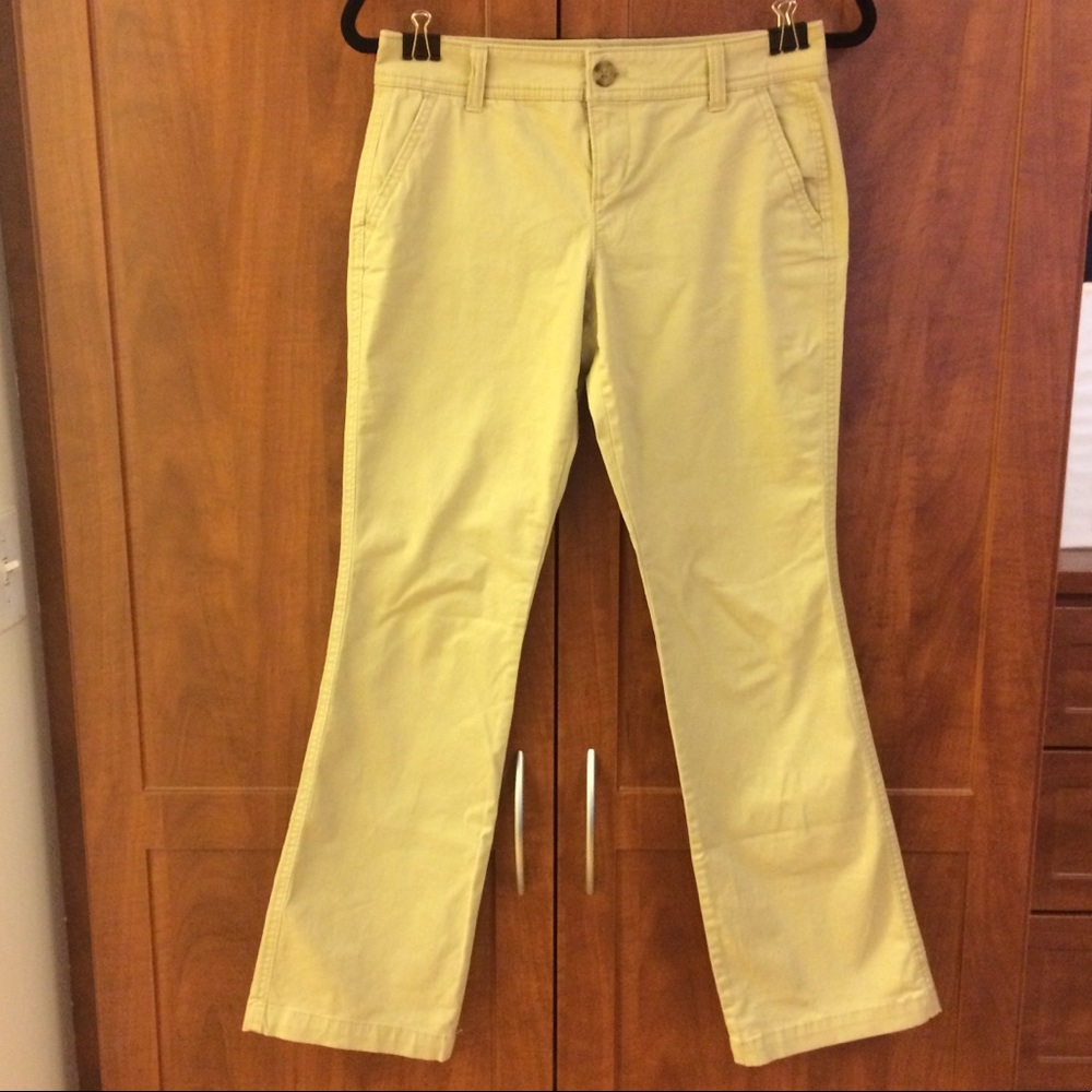 Old Navy Khaki Boot Cut Pants (NWT)